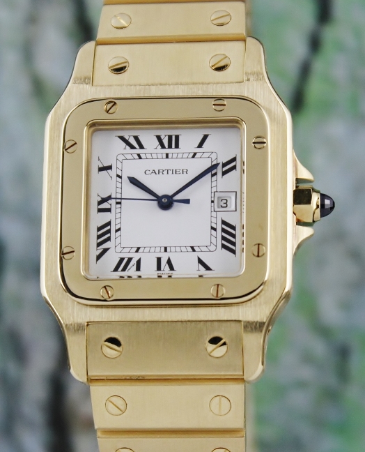 (image for) MINT CARTIER 18K YELLOW GOLD AUTOMATIC SANTOS